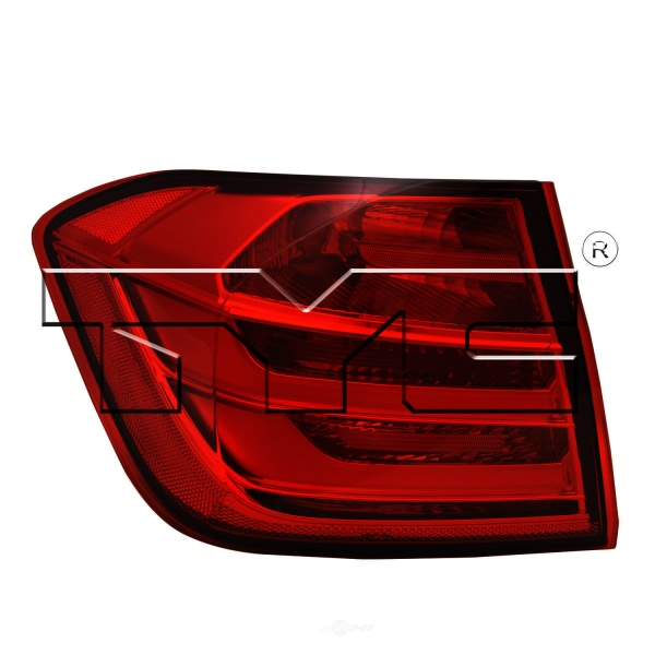 TYC Driver Side Outer Replacement Tail Light 11-6476-00