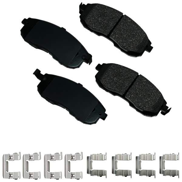 Akebono Pro-ACT™ Ultra-Premium Ceramic Front Disc Brake Pads ACT815A