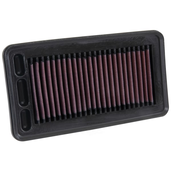 K&N 33 Series Panel Red Air Filter (9.875" L x 5.438" W x 1.5" H) 33-5044