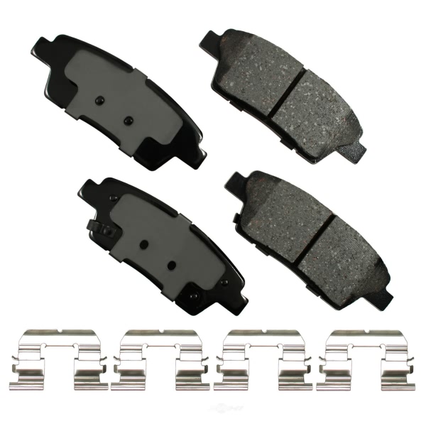 Akebono Pro-ACT™ Ultra-Premium Ceramic Rear Disc Brake Pads ACT1551