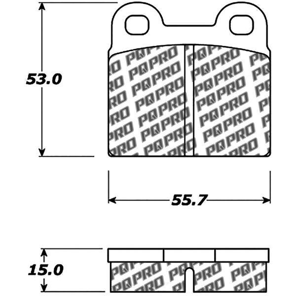 Centric Posi Quiet Pro™ Ceramic Front Disc Brake Pads 500.00300