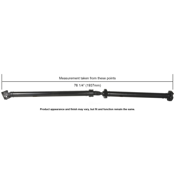 Cardone Reman Remanufactured Driveshaft/ Prop Shaft 65-7063