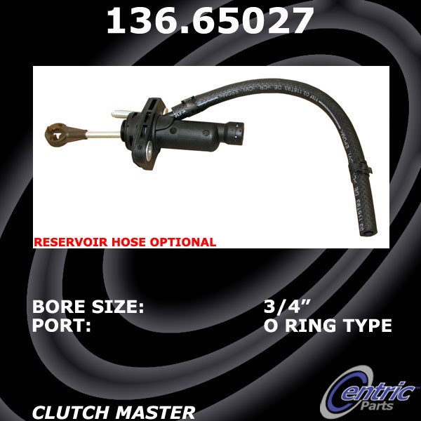 Centric Premium Clutch Master Cylinder 136.65027