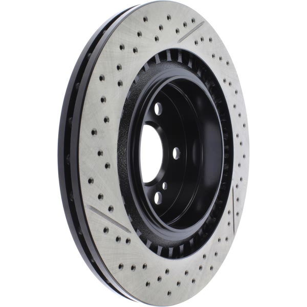 Centric SportStop Drilled and Slotted 1-Piece Rear Brake Rotor 127.35119