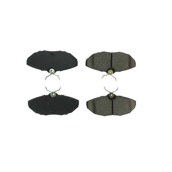 Centric Posi Quiet™ Extended Wear Semi-Metallic Rear Disc Brake Pads 106.08060