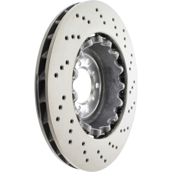 Centric SportStop Drilled 1-Piece Front Driver Side Brake Rotor 128.34106