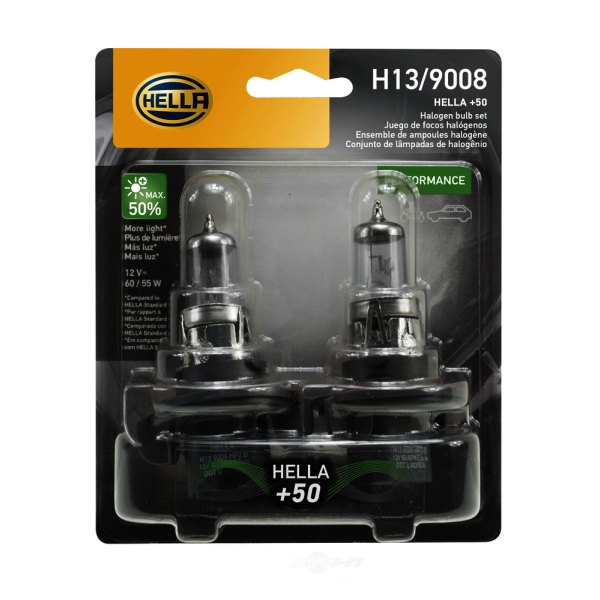 Hella H13P50Tb Performance Series Halogen Light Bulb H13P50TB