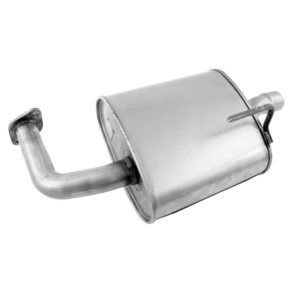 Walker Quiet Flow Stainless Steel Driver Side Oval Aluminized Exhaust Muffler And Pipe Assembly 53756