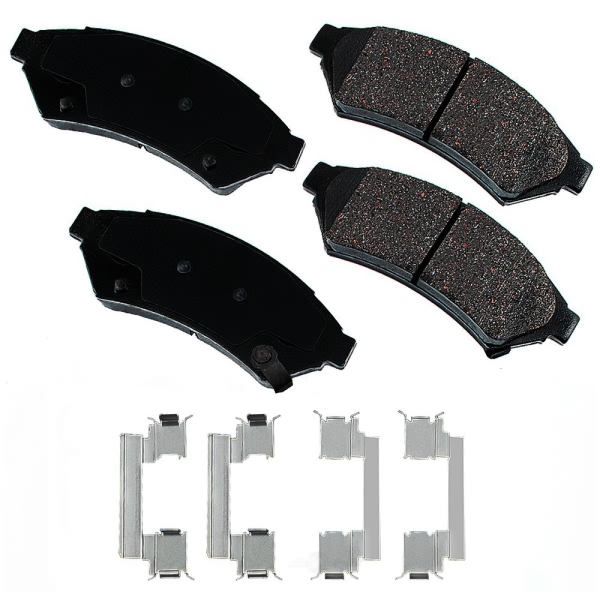 Akebono Proact Ultra Premium™ Ceramic Disc Brake Pad Kit ACT1075