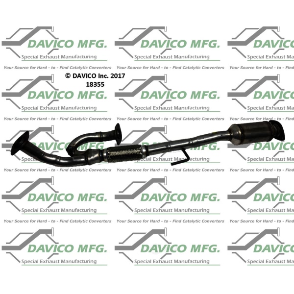 Davico Direct Fit Catalytic Converter and Pipe Assembly 18355