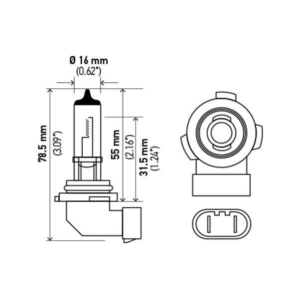 Hella H10 Design Series Halogen Light Bulb H71071012