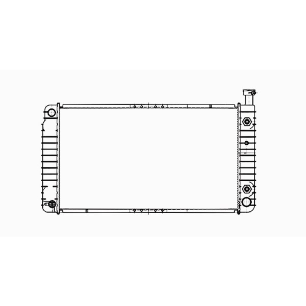 TYC Engine Coolant Radiator 2044