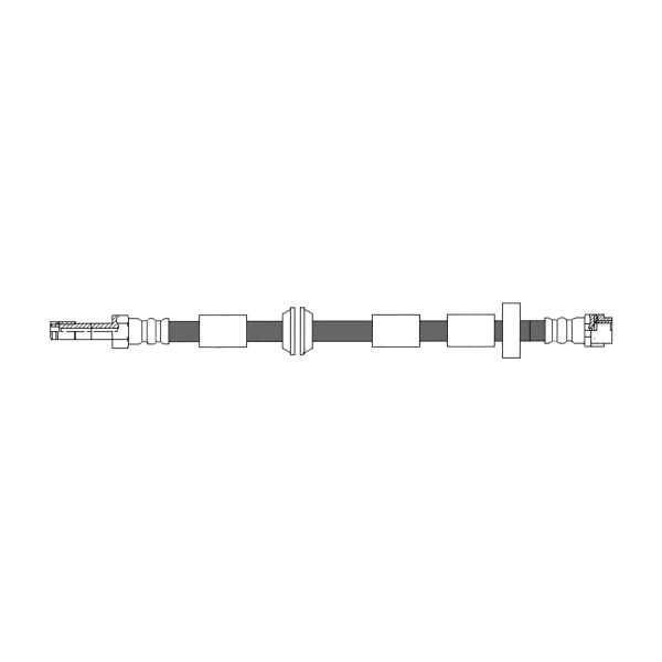 Centric Front Brake Hose 150.33061