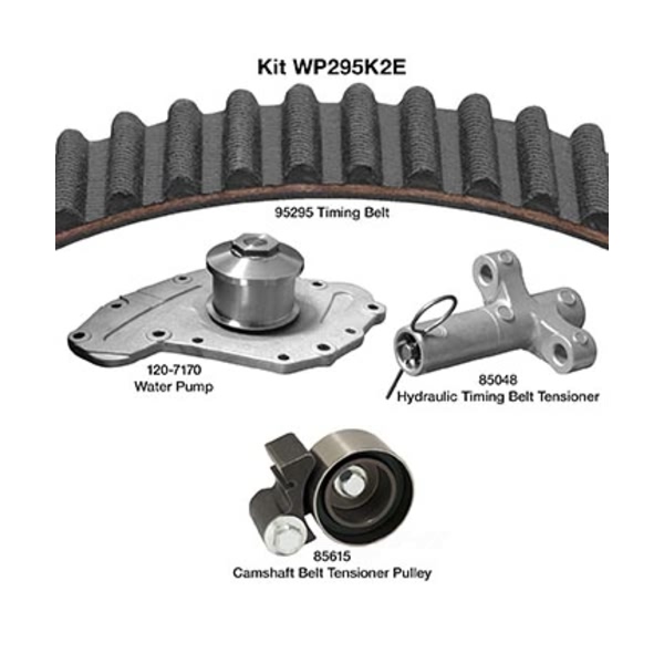 Dayco Timing Belt Kit With Water Pump WP295K2E
