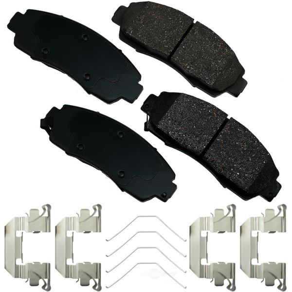 Akebono Pro-ACT™ Ultra-Premium Ceramic Front Disc Brake Pads ACT1089A