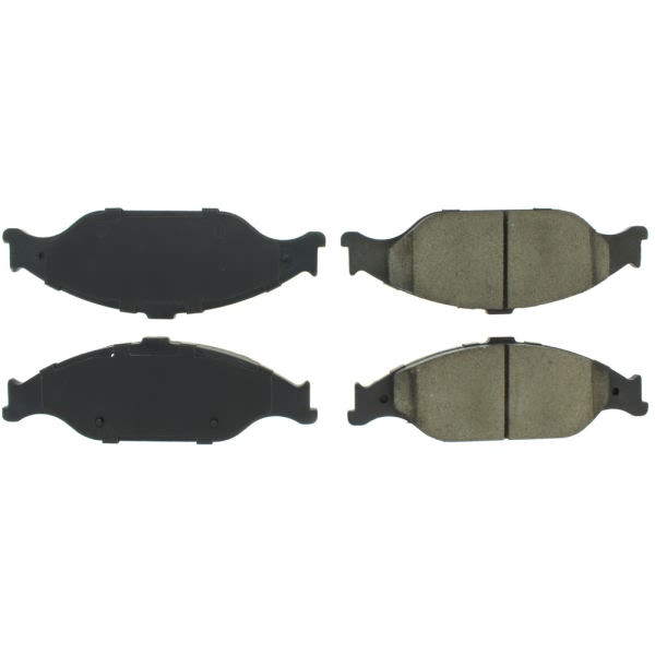 Centric Posi Quiet™ Extended Wear Semi-Metallic Front Disc Brake Pads 106.08040
