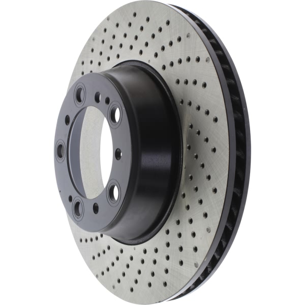 Centric SportStop Drilled 1-Piece Rear Driver Side Brake Rotor 128.37086