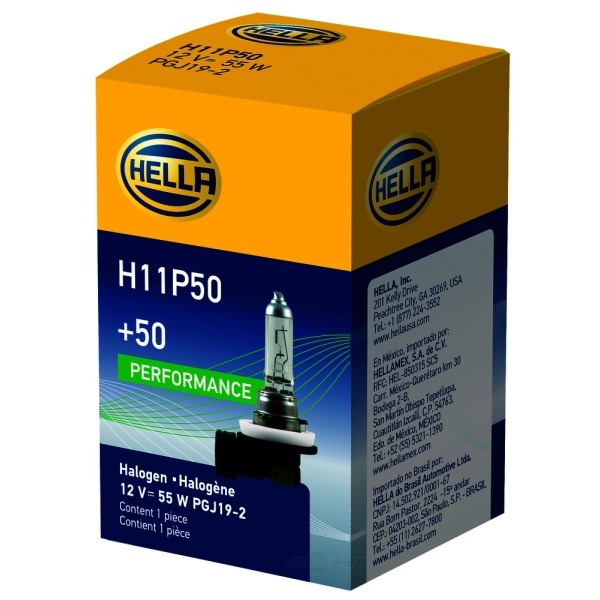Hella H11P50 Performance Series Halogen Light Bulb H11P50
