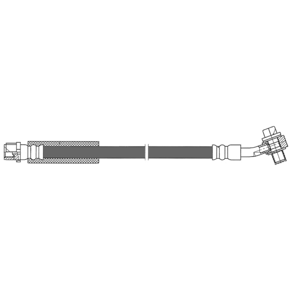 Centric Rear Driver Side Brake Hose 150.62470