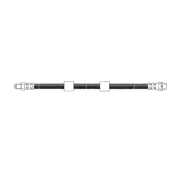 Centric Front Brake Hose 150.34008