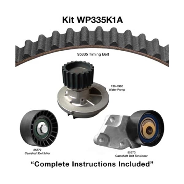 Dayco Timing Belt Kit With Water Pump WP335K1A