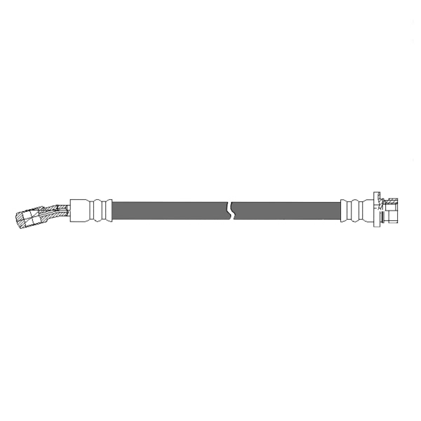 Centric Rear Driver Side Brake Hose 150.51334