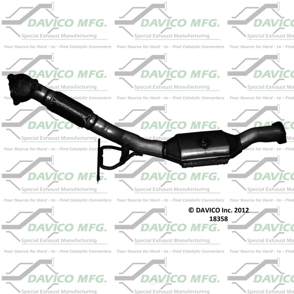 Davico Direct Fit Catalytic Converter and Pipe Assembly 18358