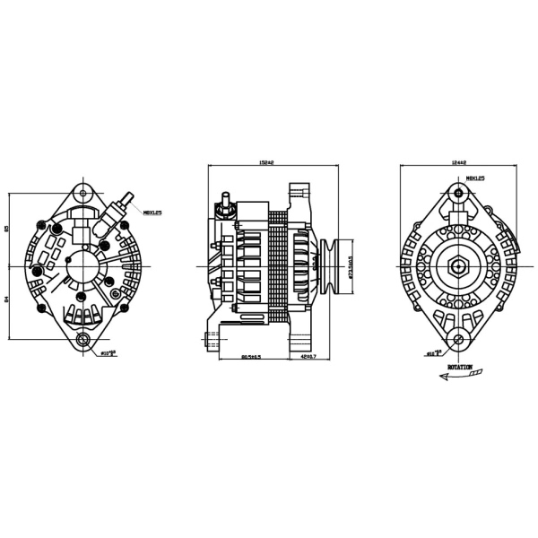 TYC Alternator 2-13778