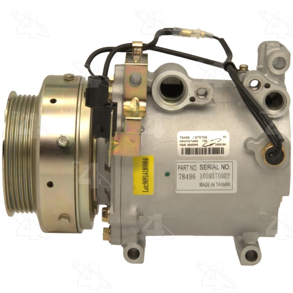 Four Seasons A C Compressor With Clutch 78496