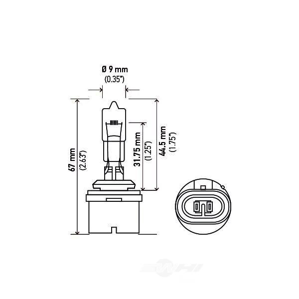 Hella 885 Standard Series Halogen Light Bulb 885