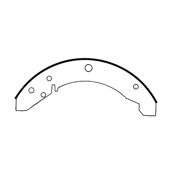 Centric Premium Front Drum Brake Shoes 111.01670