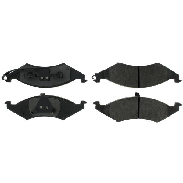 Centric Posi Quiet™ Semi-Metallic Front Disc Brake Pads 104.04210