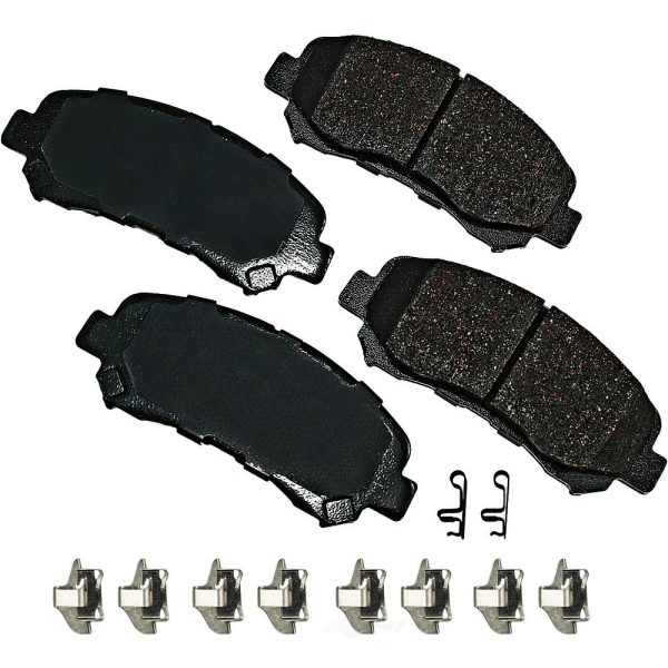 Akebono Pro-ACT™ Ultra-Premium Ceramic Front Disc Brake Pads ACT1338B