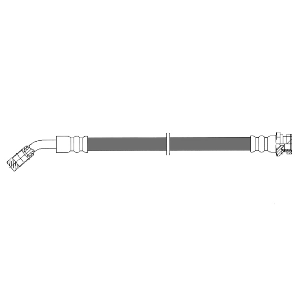 Centric Brake Hose 150.51046