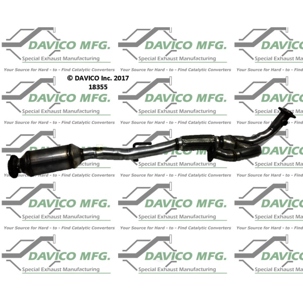 Davico Direct Fit Catalytic Converter and Pipe Assembly 18355