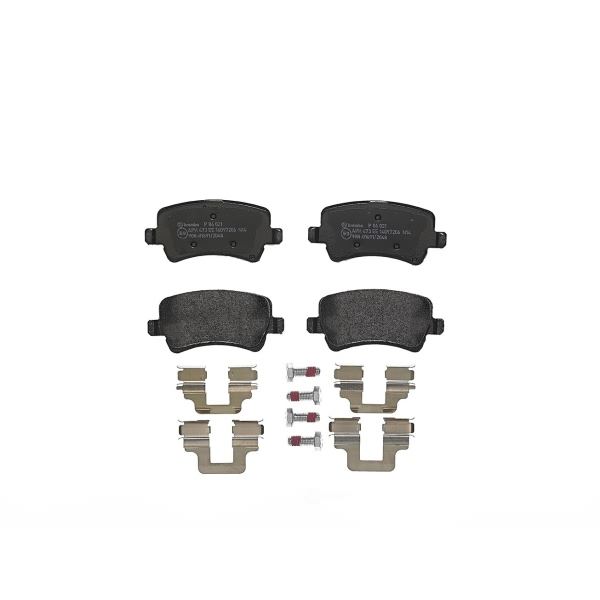 brembo Premium Low-Met OE Equivalent Rear Brake Pads P86021