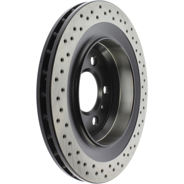 Centric SportStop Drilled 1-Piece Rear Brake Rotor 128.62092