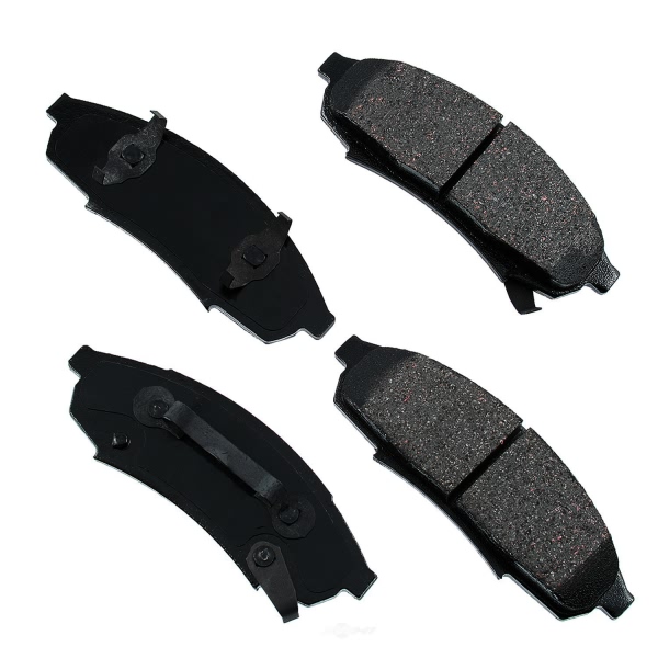 Akebono Pro-ACT™ Ultra-Premium Ceramic Front Disc Brake Pads ACT376