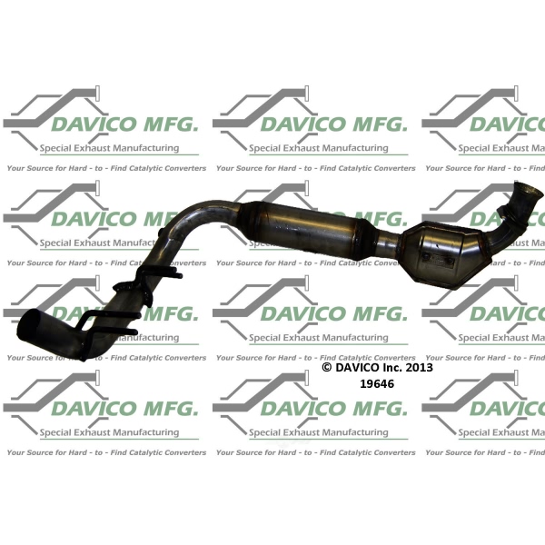 Davico Direct Fit Catalytic Converter and Pipe Assembly 19646