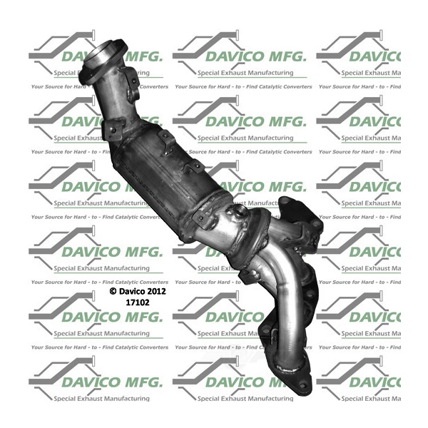 Davico Exhaust Manifold with Integrated Catalytic Converter 17102