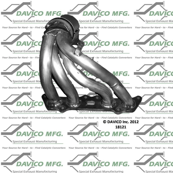 Davico Exhaust Manifold with Integrated Catalytic Converter 18121