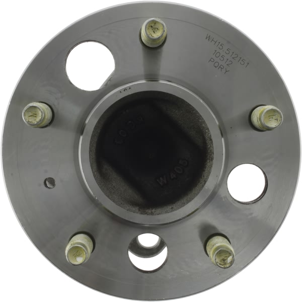 Centric C-Tek™ Rear Passenger Side Standard Non-Driven Wheel Bearing and Hub Assembly 407.62009E