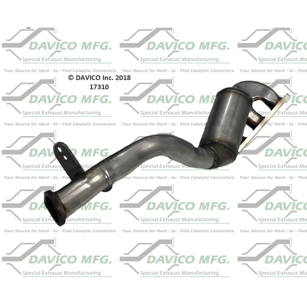 Davico Exhaust Manifold with Integrated Catalytic Converter 17310