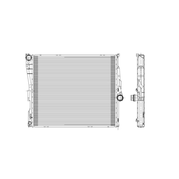 TYC Engine Coolant Radiator 2771