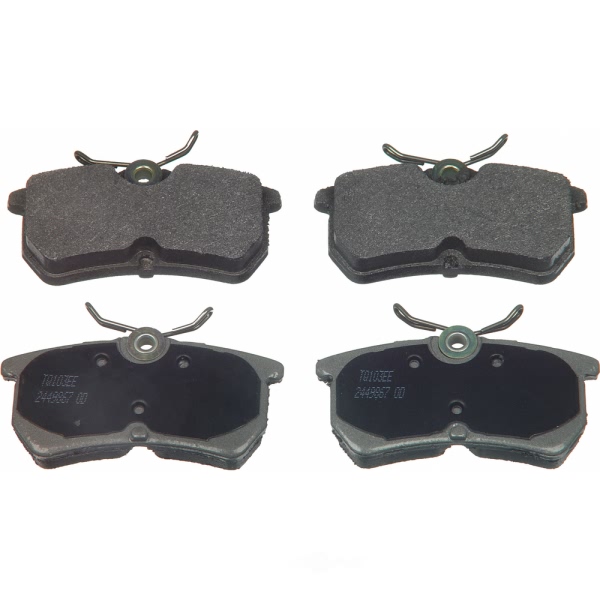 Wagner Thermoquiet Semi Metallic Rear Disc Brake Pads MX886