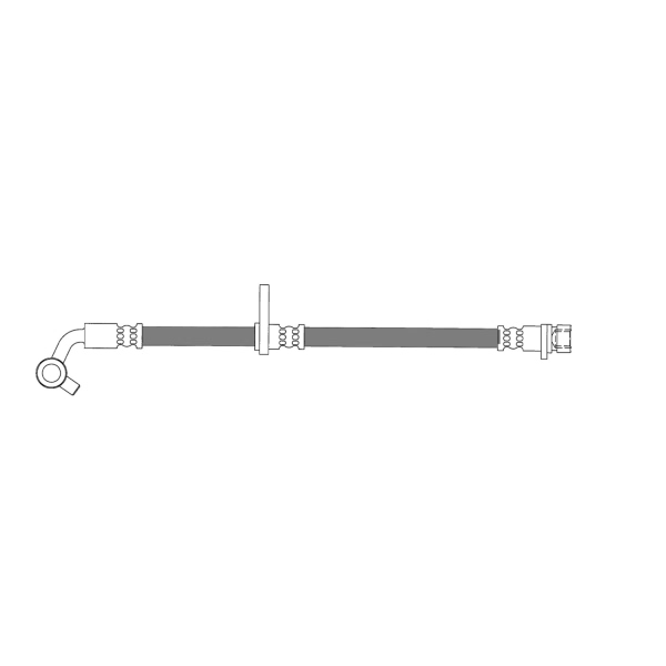 Centric Rear Brake Hose 150.40351