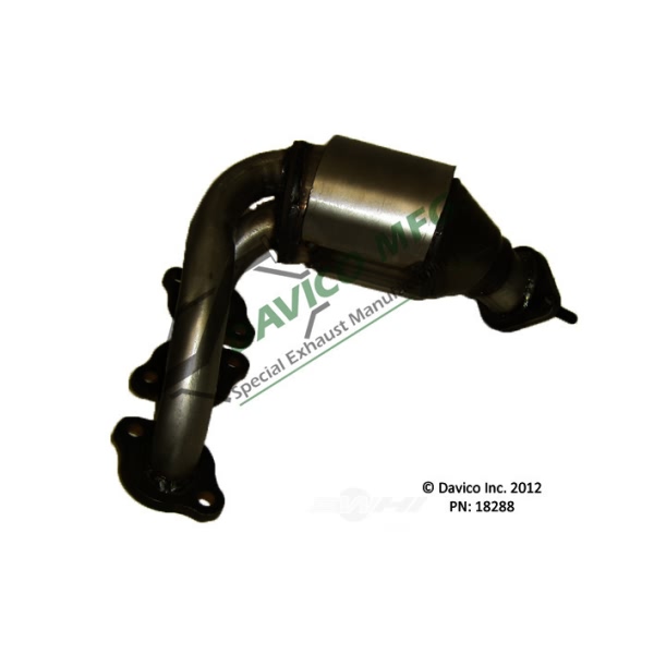 Davico Exhaust Manifold with Integrated Catalytic Converter 18288