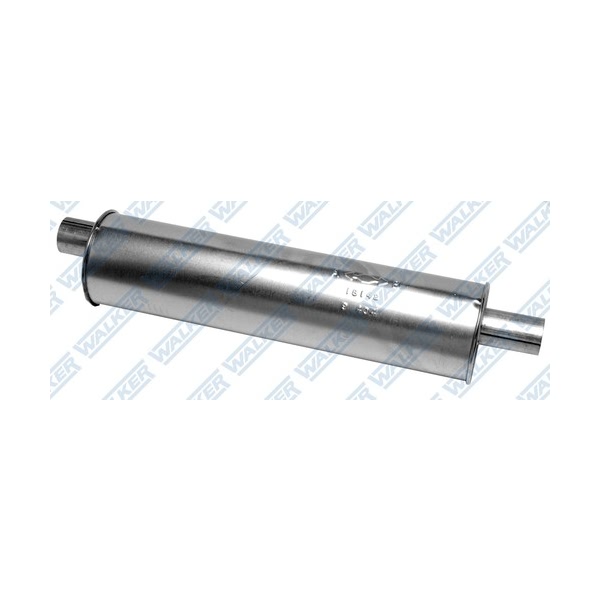 Walker Soundfx Steel Round Aluminized Exhaust Muffler 18156