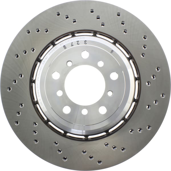 Centric SportStop Drilled 1-Piece Front Passenger Side Brake Rotor 128.34105