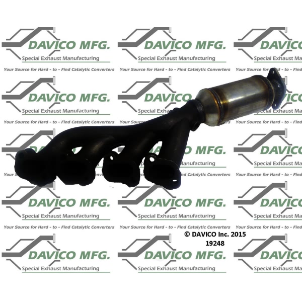 Davico Exhaust Manifold with Integrated Catalytic Converter 19248